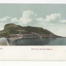 UK Gibraltar Rock View from New Bridge Vtg VB Cumbo Postcard c 1910 UK Gibraltar Rock View from New Bridge Vtg VB Cumbo Postcard c 1910