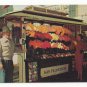 CA San Francisco Street Flower Vendor Stand Stockton and Geary Vintage Postcard