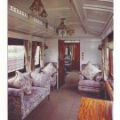 UK Train Royal Saloon Car Interior London North Western Railway Vintage RR Postcard 4X6