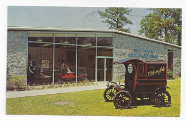 GA Stone Mountain Antique Auto Museum 1904 Oldsmobile Truck Vintage 1960 Postcard