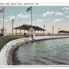 US Bay Shore Park Baltimore MD The Pier Vintage Postcard US Bay Shore Park Baltimore MD The Pier Vintage Postcard