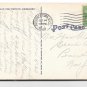 MA Provincetown Harbor from Pilgrim Memorial Monument Linen 1940 Tichnor Postcard