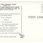 Franklin PA St John's Episcopal Church Advertising Service Hours Vintage Postcard