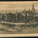 Germany Konstanz Insel Hotel mit Muenster und Dampfboot Neptun in foreground