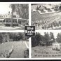 Skaneateles NY The Krebs Restaurant Founded 1899 Gardens Multiview Postcard