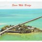 Florida Keys Seven Mile Bridge Pigeon Key Marathon FL Vintage Postcard