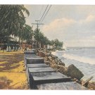 Norddeutscher Lloyd Bremen Colon Panama Entrance to Channel Vintage Postcard