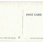 Camping on Banks of Cool Mountain Stream Asheville North Carolina LinenPostcard