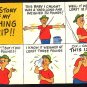 Comic The Story of my Fishing Trip Humor Postcard