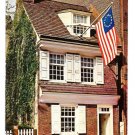 Philadelphia PA Betsy Ross House "Old Glory" American Flag Vintage Mike Roberts Postcard