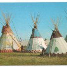 US Native Americans Blackfeet Teepees Browning Montana Encampment Blackfoot Nation Postcard US Native Americans Blackfeet Teepees Browning Montana Encampment Blackfoot Nation Postcard