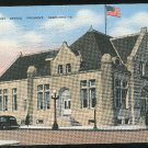 Post Office Fremont Nebraska 1939 E.C. Kropp Linen  Postcard