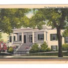 Natchez MS The Parsonage Mansion Vintage Mississippi Linen Postcard