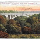 Walnut Lane Bridge Philadelphia PA Vintage 1909 Postcard West Park Station Flag Cancel Walnut Lane Bridge Philadelphia PA Vintage 1909 Postcard West Park Station Flag Cancel