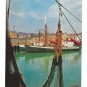 Gloucester Waterfront Cape Ann MA Portugese Seine Fishing Fleet Vintage Mike Roberts Postcard