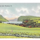 Vermont Willoughby Lake Westmore VT Vintage Tichnor Linen Postcard