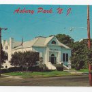 Asbury Park Public Library First and Grand Avenue Vintage New Jersey Postcard