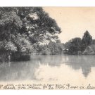 France Lyon Le Parc de la Tete d'Or Lake View 1908 Vintage LL Leon Levy Postcard France Lyon Le Parc de la Tete d'Or Lake View 1908 Vintage LL Leon Levy Postcard