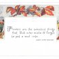 Henry Ward Beecher Christianity Flowers God forgot to give a soul Vntg Postcard