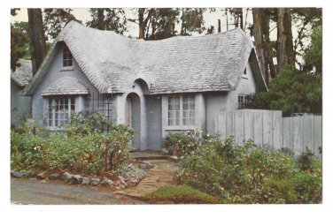 Doll House Comstock Style Cottage Carmel by the Sea CA Vintage Mike Roberts Postcard