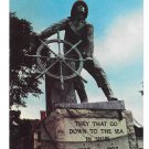 MA Glouxester Fisherman's Memorial Monument Vintage Massachusetts Postcard
