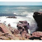 Thunder Hole Acadia National Park Maine Mt Desert Island Vintage Postcard