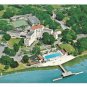 Savannah Inn Country Club Georgia Aerial View Resort Hotel Vtg Postcard