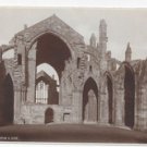 Scotland Melrose Abbey H. M. Office of Works UK Vintage Real Photo Postcard