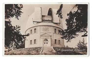Canada Victoria BC Observatory Real Photograph Postcard Size