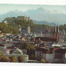 Austria Festspielstadt Salzburg Panoramic View Vintage Herndl Photo Postcard 4X6
