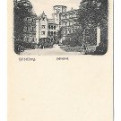 Heidelberg Schlosshof Germany Castle Ruins Vintage L. Klement Postcard