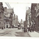 UK England Chester Eastgate Street Scene Trolley Cheshire c 1910 Vintage  Postcard