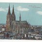 Germany Cologne Koln Coln Cathedral Dom mit Umgebung Vintage Postcard c 1910