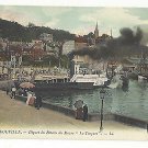France Trouville Depart du Bateau du Havre La Touques Steamship Harbor Vintage LL Postcard France Trouville Depart du Bateau du Havre La Touques Steamship Harbor Vintage LL Postcard