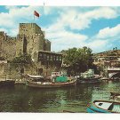 Turkey Istanbul Saheserleri Anadolu Hisari Castle Fortress Boat Vintage 4X6 Postcard