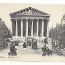 France Paris La Madeleine Horse Carriages Cars Trucks Vtg LL Lucien Levy Postcard