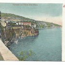 Italy Sorrento Panorama l' Hotel delle Sirene Vintage c 1905 Ragozino UDB Postcard