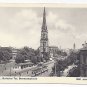 Germany Karlsruhe Church Bernharduskirche Durlacher Tor Trolley Vintage Postcard