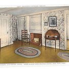 MA Lexington Washington Dining Room Munroe Tavern Vtg Phostint Postcard
