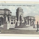 Washington DC Columbus Memorial Fountain Union Station Vintage WB Garrison Postcard