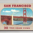 CA San Francisco 20 True Color Views Vintage EF Clements Postcards in Folder