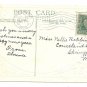 Christmas Angels Holly Embossed Litho Silver Gilt Printed Germany 1907 Postcard