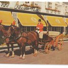MI Michigan Grand Hotel Mackinac Island Horse Carriage Vintage 1957 Postcard