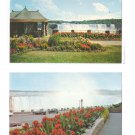 Ontario Canada Niagara Falls Horseshoe Falls Gardens Park 2 Postcards Ontario Canada Niagara Falls Horseshoe Falls Gardens Park 2 Postcards