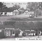 Plantation Inn and Motor Court Hwy 17 Savannah GA Motel Vintage AAA Postcard