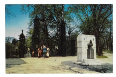 Halifax Nova Scotia Canada Sir Walter Scott Memorial Park Entrance Postcard