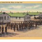 Camp Edwards Cape Cod MA Military Base 3 Vintage Postcards Evening Salute Inspection Bayonet Drill