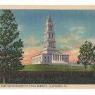 George Washington Masonic National Memorial Shooters HIll Alexandria VA Vintage Linen Postcard