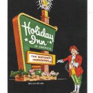 Holiday Inn Sign Hammond Indiana Hotel Motel Vintage Advertising Postcard