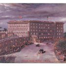 Grand Hotel Suisse Tome Italy at Night Vintage Postcard